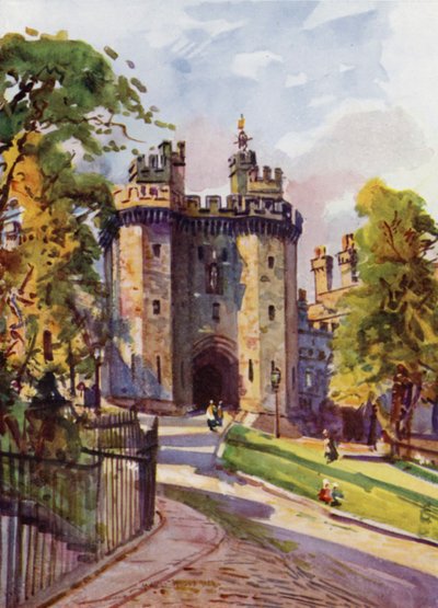 Lancaster Castle, the Gateway by Albert Woods