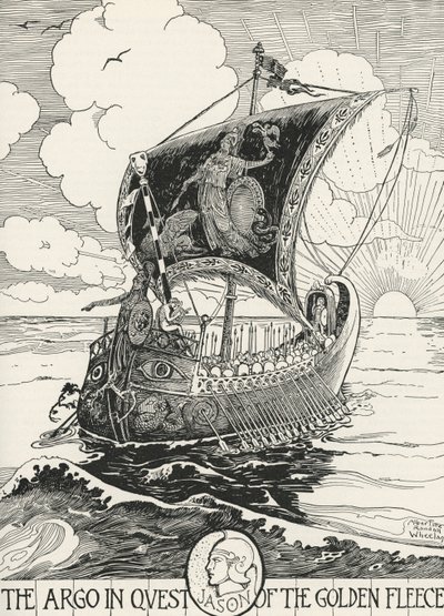 Jason and the Argonauts on the Argo by Albertine Randall Wheelan