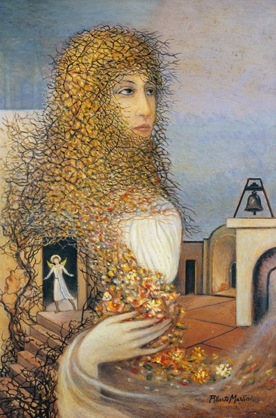 Virgin of Monastery by Alberto Martini