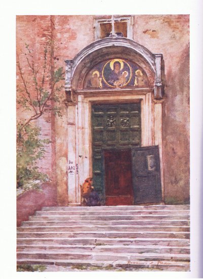Entrance to Ara Coeli, from the Forum, from Rome by Alberto Pisa