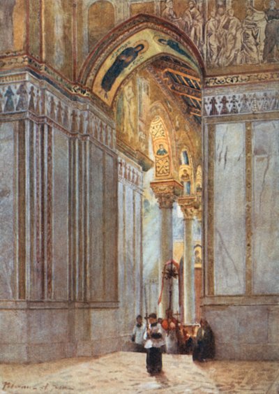 In the Cathedral of Monreale by Alberto Pisa