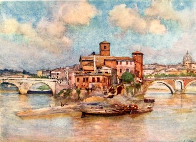 Island of the Tiber - the Isola Sacra by Alberto Pisa