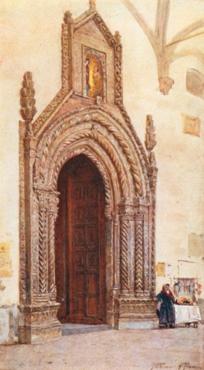 South Doorway of Cathedral, Palermo by Alberto Pisa