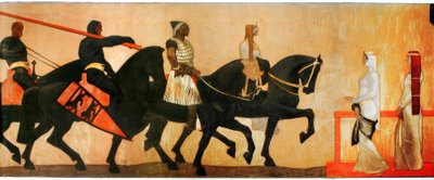 Entry of King Etzel by Albin Egger Lienz