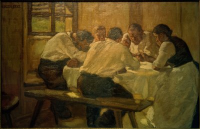 Lunch (The Soup, Second Version) by Albin Egger Lienz