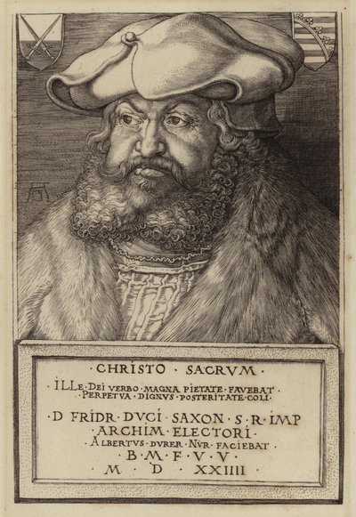 Frederick the Wise, Elector of Saxony by Albrecht (after) Durer or Duerer