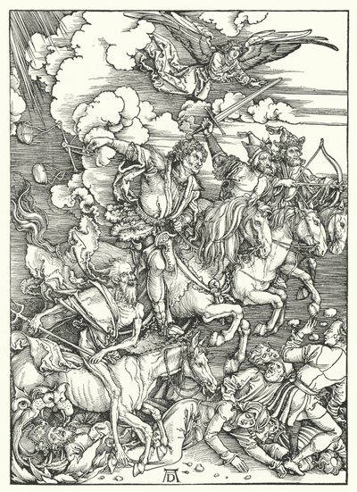 The Four Horsemen of the Apocalypse by Albrecht (after) Durer or Duerer