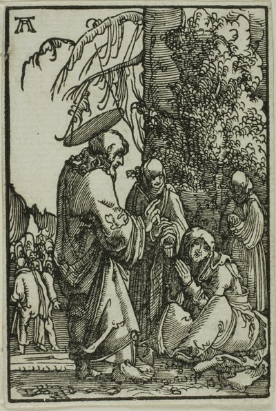 Christ Taking Leave of His Mother, from The Fall and Redemption of Man by Albrecht Altdorfer