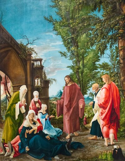 Christ Taking Leave of His Mother by Albrecht Altdorfer
