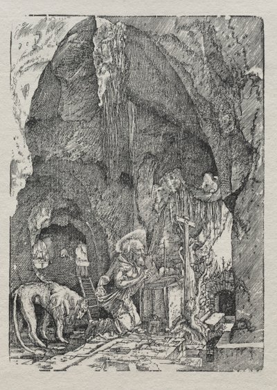 St. Jerome in the Cave by Albrecht Altdorfer
