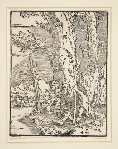 The Child Jesus with St. Christopher, from the series The Fall and Redemption of Man by Albrecht Altdorfer
