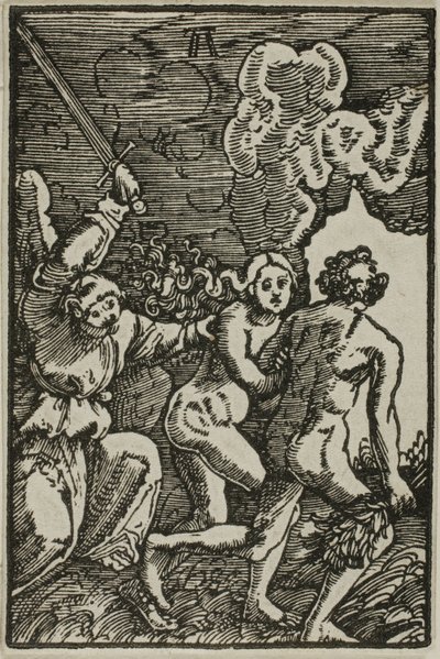 The Expulsion from Paradise, from The Fall and Redemption of Man by Albrecht Altdorfer