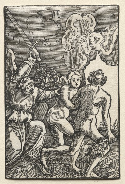 The Fall and Redemption of Man: The Expulsion from Eden by Albrecht Altdorfer