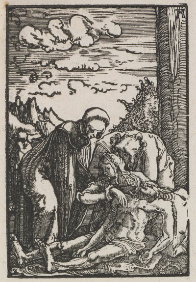 The Fall and Redemption of Man: The Lamentation beneath the Cross by Albrecht Altdorfer