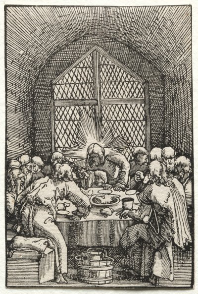 The Fall and Redemption of Man: The Last Supper by Albrecht Altdorfer