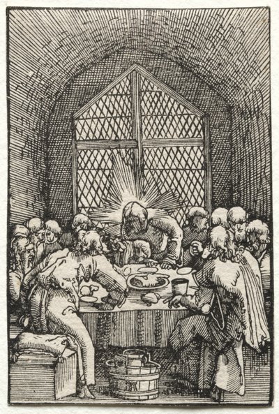 The Fall and Redemption of Man: The Last Supper by Albrecht Altdorfer
