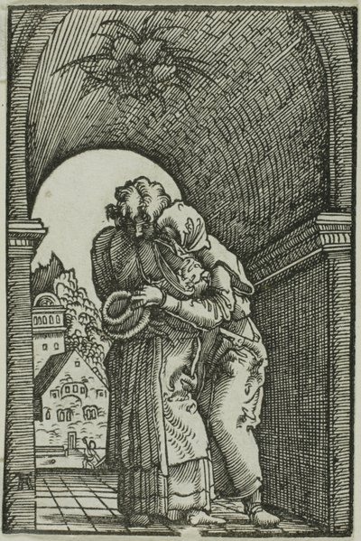 The Meeting of Joachim and Anne, from The Fall and Redemption of Man by Albrecht Altdorfer