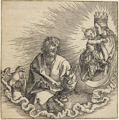 Apocalypse of St. John (Title page) by Albrecht Dürer