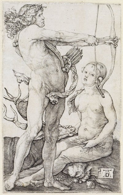 Apollo and Diana by Albrecht Dürer