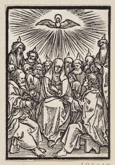 Outpouring of the Holy Spirit (63 Religious Scenes) by Albrecht Dürer