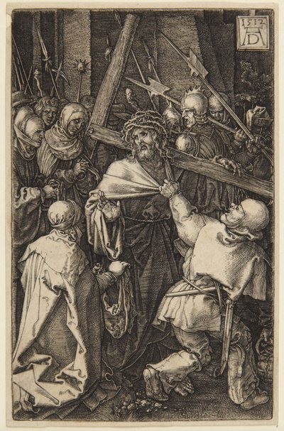 Bearing of the Cross (from the Engraved Passion) by Albrecht Dürer