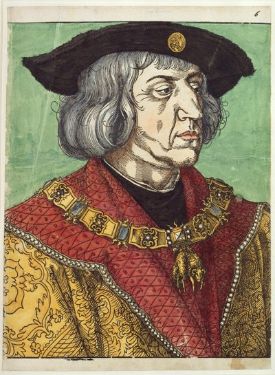 Portrait of Emperor Maximilian I by Albrecht Dürer
