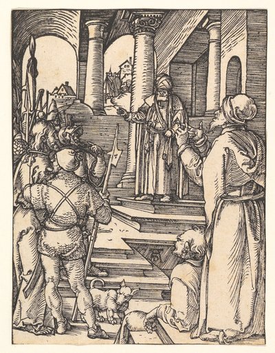 Christ Before Pilate, from "The Small Passion" by Albrecht Dürer