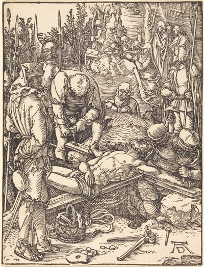 Christ Nailed to the Cross by Albrecht Dürer