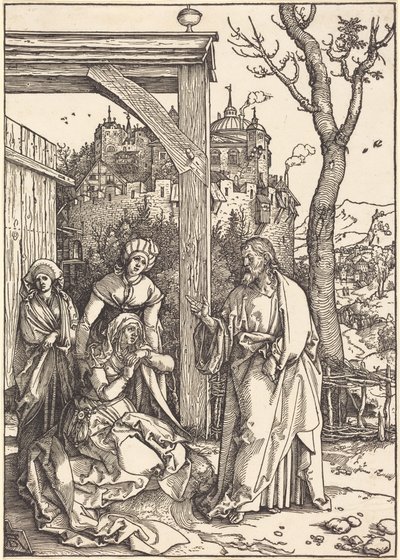 Christ Taking Leave from His Mother by Albrecht Dürer