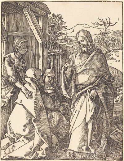 Christ Taking Leave from His Mother by Albrecht Dürer