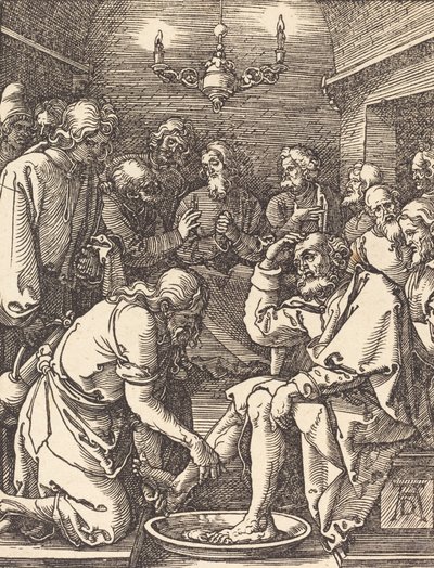 Christ Washing the Feet of the Disciples, probably c. 1509-1510 by Albrecht Dürer