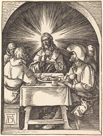 Christ at Emmaus by Albrecht Dürer