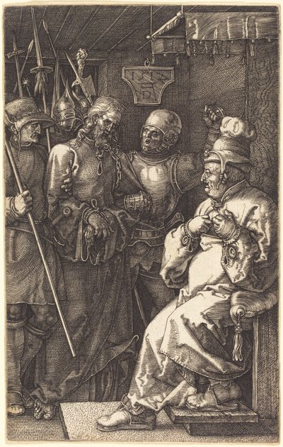 Christ before Caiaphas by Albrecht Dürer