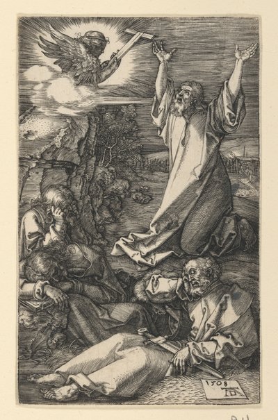 Christ on the Mount of Olives, from The Engraved Passion by Albrecht Dürer