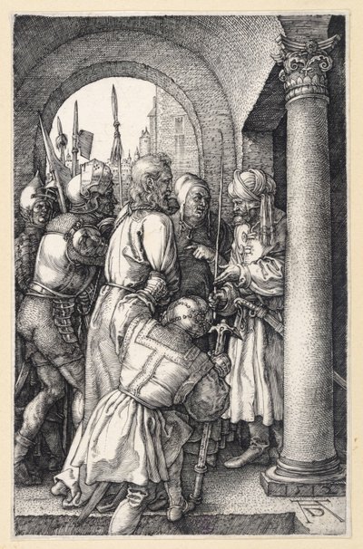 Christ Before Pilate (Engraving Passion) by Albrecht Dürer
