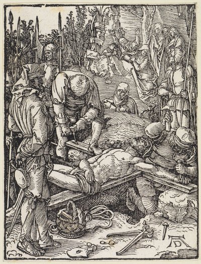 Christ Nailed to the Cross by Albrecht Dürer