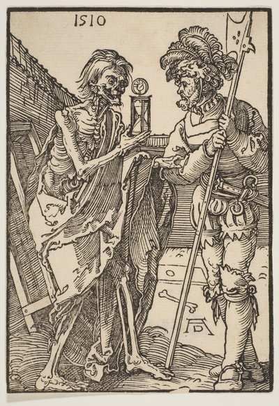 Death and the Lansquenet by Albrecht Dürer