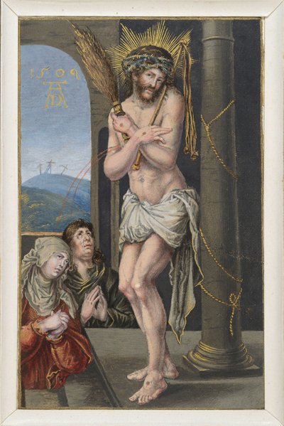 The Man of Sorrows at the Scourging Column by Albrecht Dürer