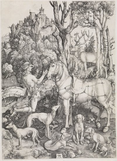 Saint Eustace by Albrecht Dürer