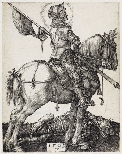 Saint George on Horseback by Albrecht Dürer