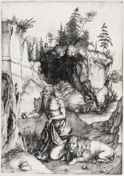 Saint Jerome in the Desert by Albrecht Dürer