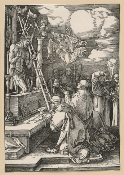 The Mass of Saint Gregory by Albrecht Dürer