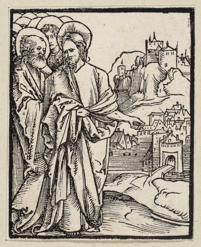 The Prophecy of the Destruction of Jerusalem (from: Postilla, 43 Woodcuts) by Albrecht Dürer