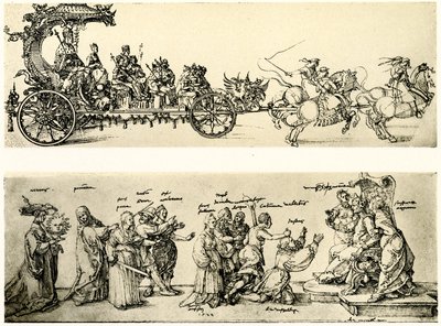 Draft for the Chariot of the Emperor Maximilian I by Albrecht Dürer