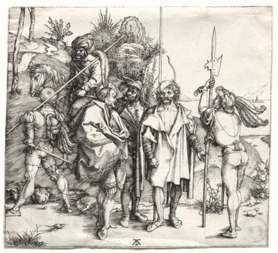 Five Soldiers and a Turk on Horseback by Albrecht Dürer