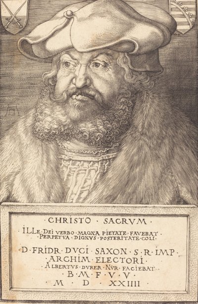 Frederick the Wise, Elector of Saxony by Albrecht Dürer
