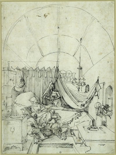 The Birth of Mary by Albrecht Dürer