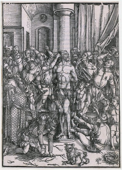 Scourging of Christ, Plate 5 of the Series 