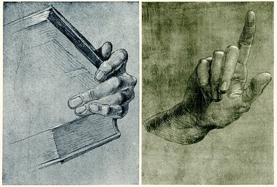 Hand with Book by Albrecht Dürer