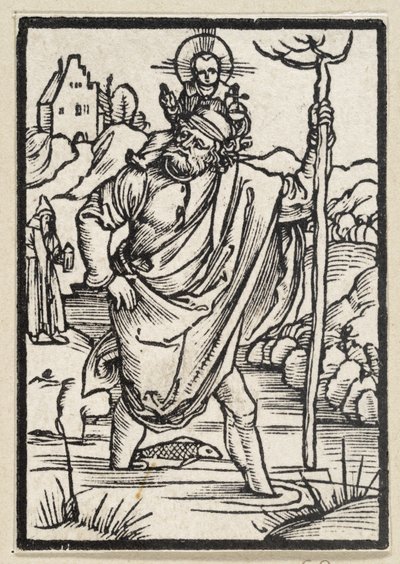 Saint Christopher (63 Religious Scenes) by Albrecht Dürer